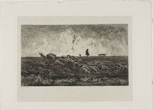 Prysznic autorstwa Charles Francois Daubigny