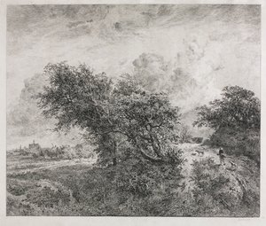 Gąszcz, 1855. autorstwa Charles Francois Daubigny