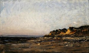 Villerville, Normandia autorstwa Charles Francois Daubigny
