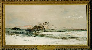 Zima (obraz na płótnie) autorstwa Charles Francois Daubigny