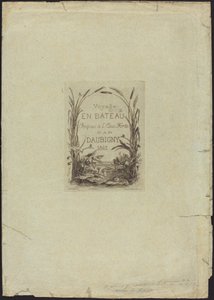 Owijarka do „Wycieczki łodzią” autorstwa Charles Francois Daubigny
