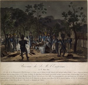 Powrót Napoleona z Elby. Biwak Napoleona w Golfe-Juan w dniu 1 marca 1815, 1815