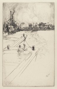 Nowy Jork z portu, 1905.