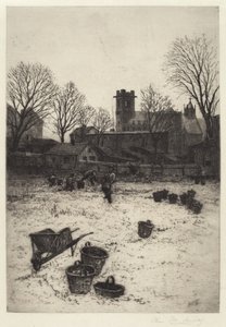 Bez tytułu (scena w ogrodzie) autorstwa Charles Frederick William Mielatz