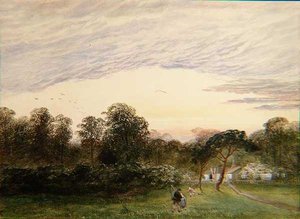 W Bannisters Wood, Southampton autorstwa Charles Frederick Williams