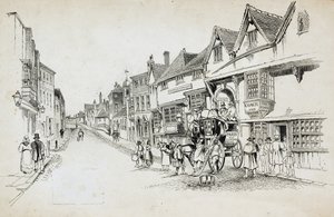 Główna ulica, Canterbury, Kent