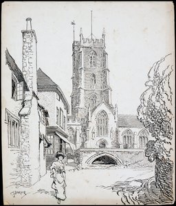 Priory Church of St George, Dunster, Somerset, 1892-1933 autorstwa Charles George Harper