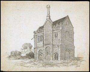 Warden Abbey, Old Warden, Central Bedfordshire autorstwa Charles George Harper