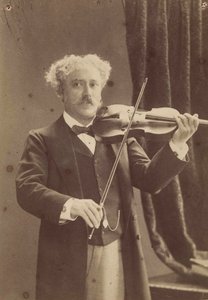 Portret skrzypka i kompozytora Paula de Sarasate 1844-1908, ca. 1890. autorstwa Charles Gerschel