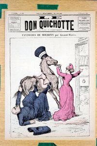 Okładka „Don Kichota”, numer 335, Satyryczna w kolorach autorstwa Charles Gilbert Martin