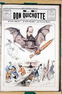 Okładka „Le Don Quixote”, Satirique en Colors autorstwa Charles Gilbert Martin