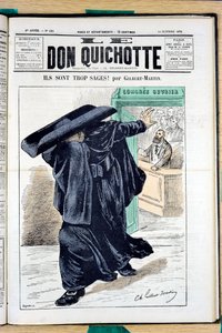 Okładka „Le Don Kichota”, numer 121, Kolor satyryczny autorstwa Charles Gilbert Martin