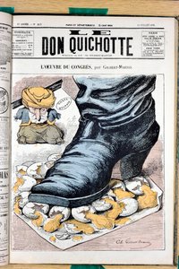 Okładka „Le Don Kichota”, numer 213, kolor satyryczny autorstwa Charles Gilbert Martin