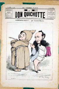 Okładka „”Le Don Kichot””, numer 330, Satyryczny w kolorze autorstwa Charles Gilbert Martin
