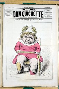 Okładka „Le Don Kichota”, numer 67, Kolor satyryczny autorstwa Charles Gilbert Martin
