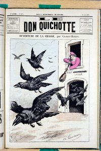 Okładka „Don Kichota”, numer 271, Satirique en Colors autorstwa Charles Gilbert Martin