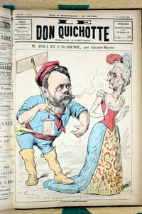Okładka „Don Kichota”, numer 804, Satyryczny w kolorach autorstwa Charles Gilbert Martin