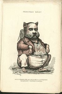 Ilustracja Charlesa Gilberta-Martina (1839-1905) w „” Współczesnych Grymasach”” autorstwa Charles Gilbert Martin