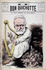 Stary Orfeusz: kreskówka o Wiktorze Hugo i Rosji - autorstwa Gilberta-Martina (Gilbert Martin), w „” Don Kichocie z 23.06.1882 r.