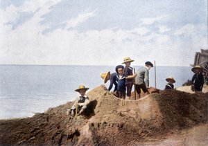 Efemeryczna fortyfikacja. Grawerowanie Gillota, ok. 1900 r.