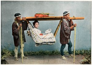 La Kago, Transport Japonii, ok. 1890 r.