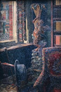 Wnętrze (olej) autorstwa Charles Ginner