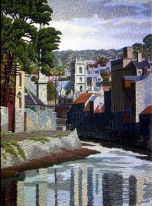 Avon, Kąpiel autorstwa Charles Ginner