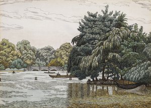 Serpentyna, Hyde Park autorstwa Charles Ginner