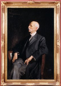 Manuel Patricio Rodriguez Garcia w fotelu