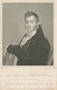 John Syng Dorsey, lek. autorstwa Charles Goodman and Robert Piggot, after Thomas Sully