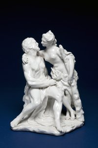 Hercules i Omphale, ok.1749-59 (porcelana z miękkiej pasty)