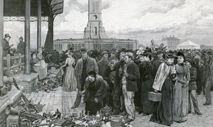 Dzień targów w Londynie na Metropolitan Cattle Market autorstwa Charles Green