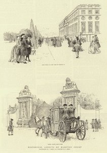 Historyczne aspekty Hampton Court autorstwa Charles Green
