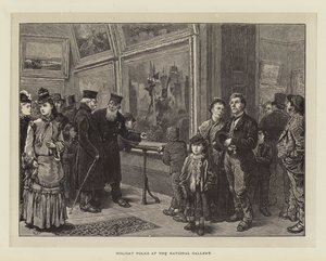 Wakacyjne osoby w Galerii Narodowej autorstwa Charles Green