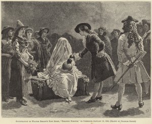 Ilustracja do Dorothy Forster autorstwa Waltera Besant autorstwa Charles Green