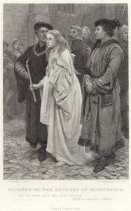 Pokuta księżnej Gloucester, Henryk VI, Pt 2, Akt 2, Scena 4 autorstwa Charles Green