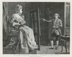 Sir Joshua Reynolds w Londynie autorstwa Charles Green