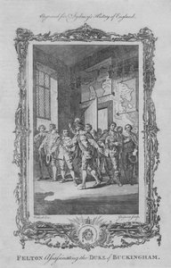 Felton zabija księcia Buckingham, 1773.