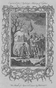 Bitwa pod Agincourt nazwana przez Henryka V, 1773. autorstwa Charles Grignion