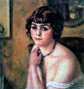 „Głowa młodej dziewczyny”, 1909 autorstwa Charles Guerin
