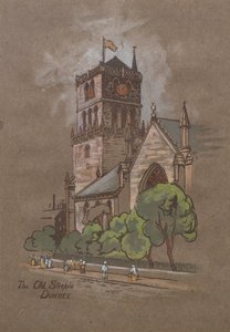 Stara Wieża, Dundee (ręcznie barwiony nadruk)