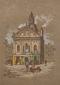 The Old Trades Hall, High Street, Dundee (ręcznie barwiony nadruk)
