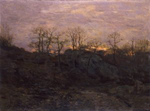 Krawędź lasu, Zmierzch autorstwa Charles H. Davis