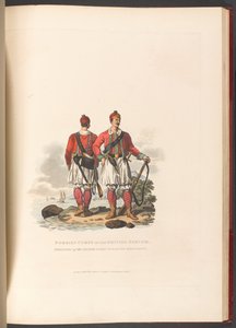 „Korpus zagraniczny w służbie brytyjskiej. Szeregowcy greckiego pułku piechoty lekkiej” autorstwa Charles Hamilton (after) Smith