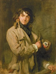 Portret Sir Johna Martina Harveya jako Sydneya Cartona w „The Only Way”/„A Tale of Two Cities” Charlesa Dickensa (1812-1870) (olej na płótnie) autorstwa Charles Haslewood Shannon