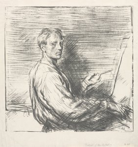 Portret artysty, nr 1, 1905. autorstwa Charles Haslewood Shannon