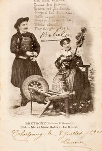 Stara pocztówka / Le Rouet / Bretania / Francja autorstwa Augustus Kollner