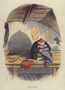 Przemysł (kolorowe grawerowanie)