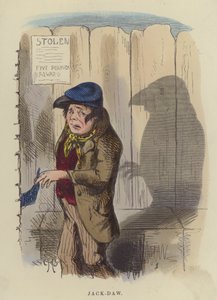 Jack-Daw (kolorowy grawer) autorstwa Charles Henry Bennett