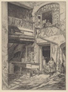 Stary dziedziniec (Nowy Orlean) autorstwa Charles Henry White